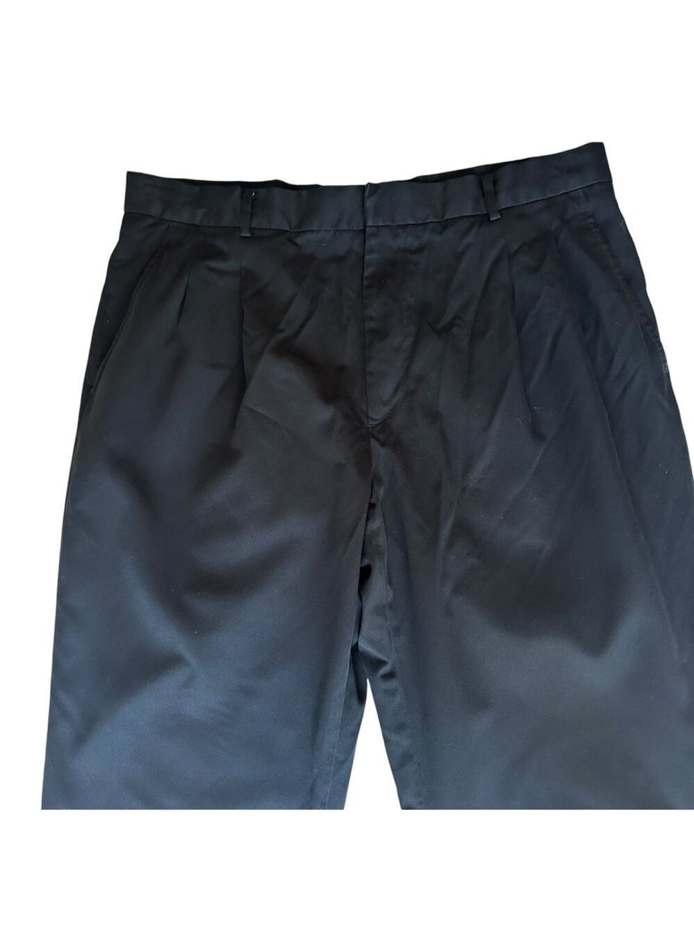 Greg Norman Black Straight Leg Polyester Men’s Dress Pants Size 36 x 30 - Picture 4 of 10
